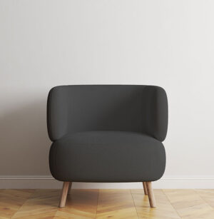 SOLID CHARCOAL BLACK 341 FABRIC