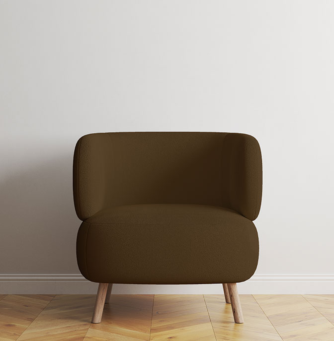 SOLID MOCHA 198 FABRIC